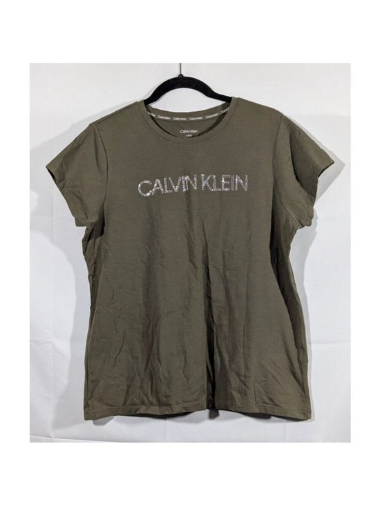 Calvin Klein Tops - Calvin Klein Olive T-Shirt Large
